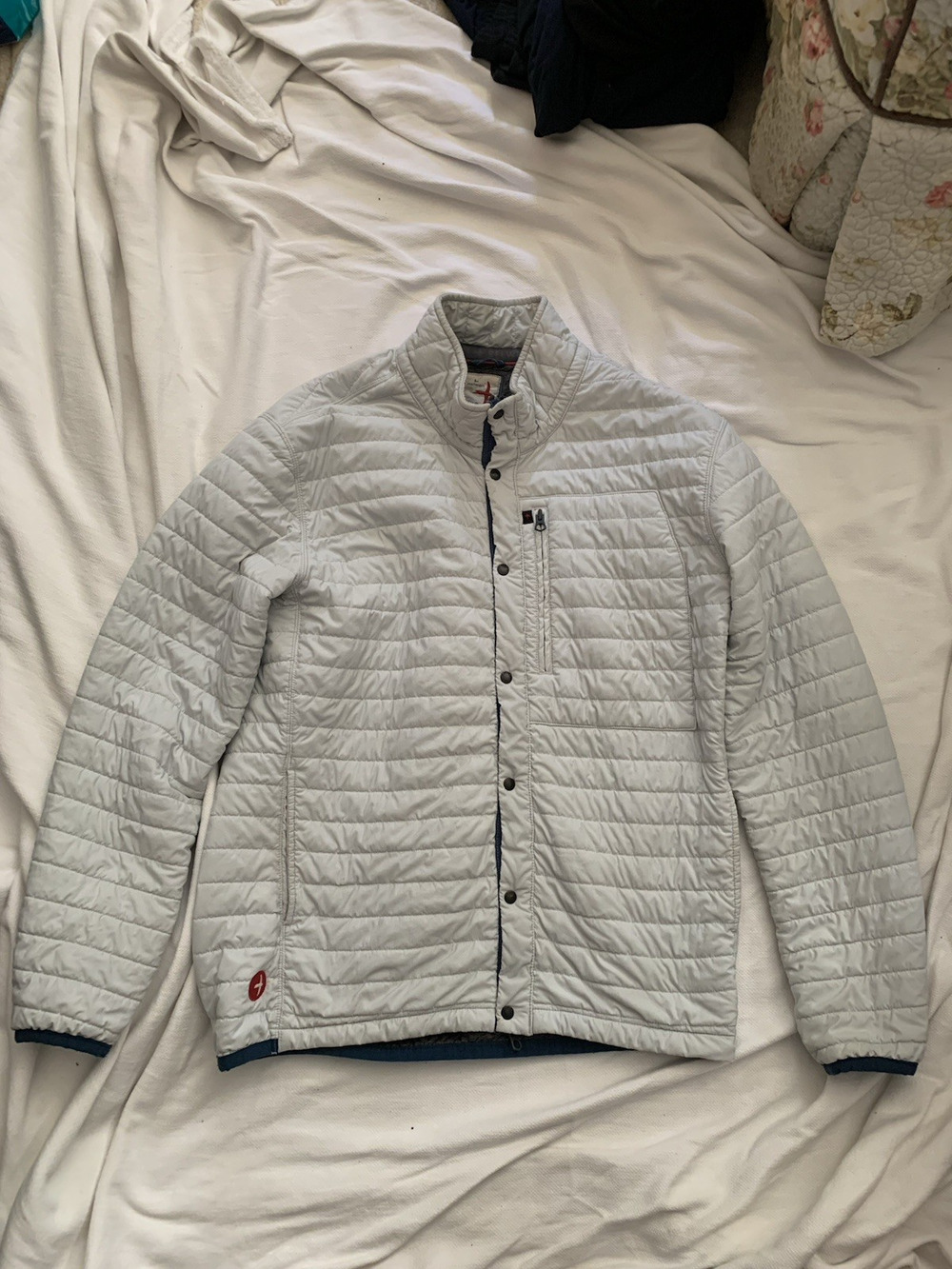 Relwen Windzip Huckberry Jacket Ghost Gray (Size Large)
